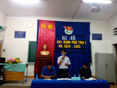 Đại hội Chi đoàn Trường TH.Phú Thọ 1 - Năm học 2014-2015