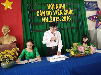 Hội nghị cán bộ, công chức, viên chức năm học 2015-2016