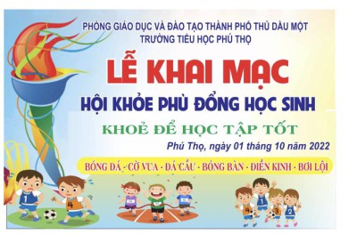 Khai mạc Hội Khỏe Phù Đổng vòng trường  năm học 2022-2023