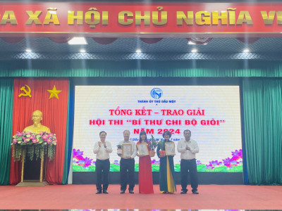 HỘI THI “BÍ THƯ CHI BỘ GIỎI” THÀNH PHỐ THỦ DẦU MỘT NĂM 2024