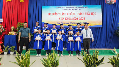 Lễ công nhận hoàn thành chương trình Tiểu học cho học sinh lớp 5 - Năm học 2024-2025