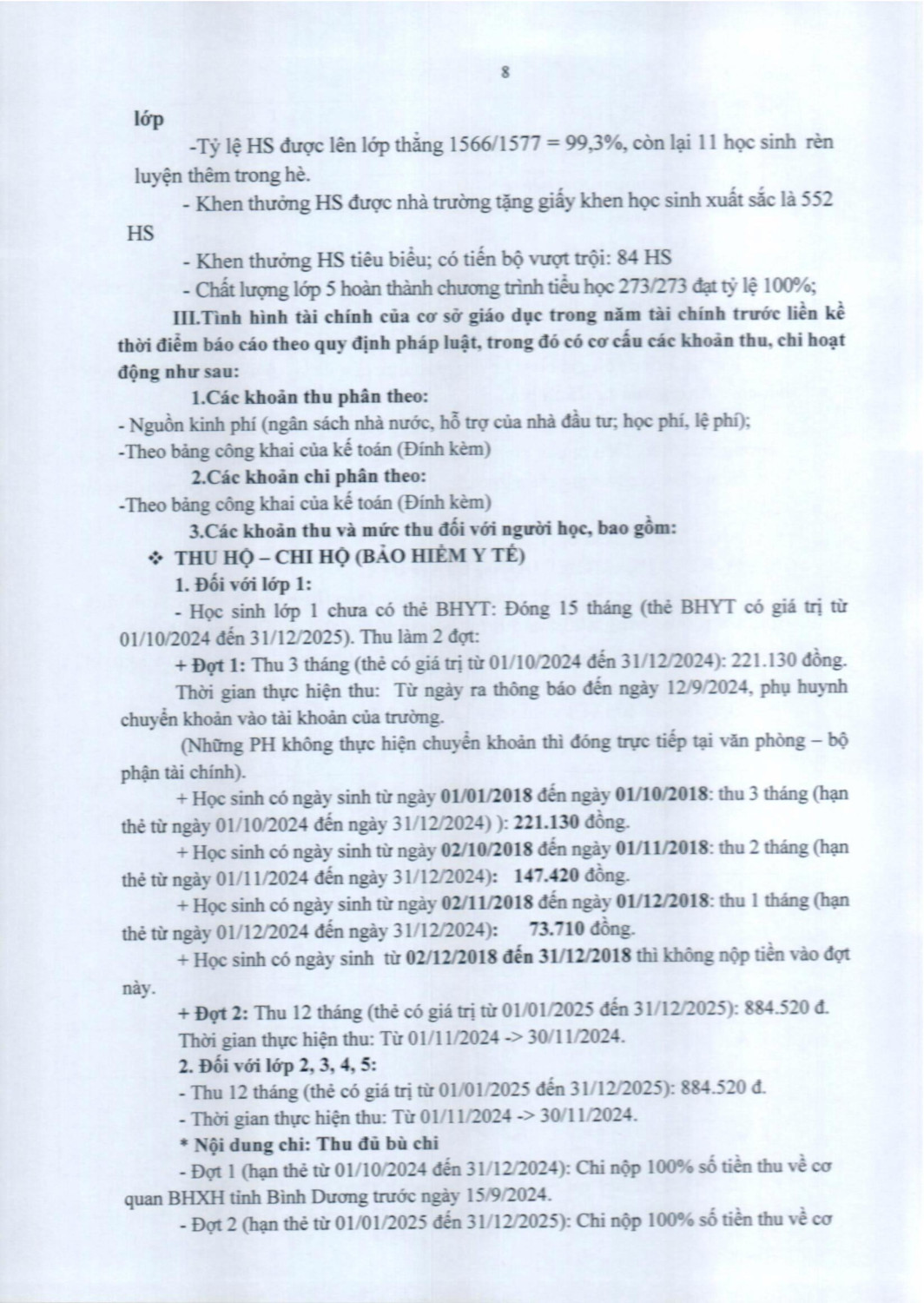 BAO CAO CONG KHAI THUONG NIEN 2024 2025 hình ảnh 7