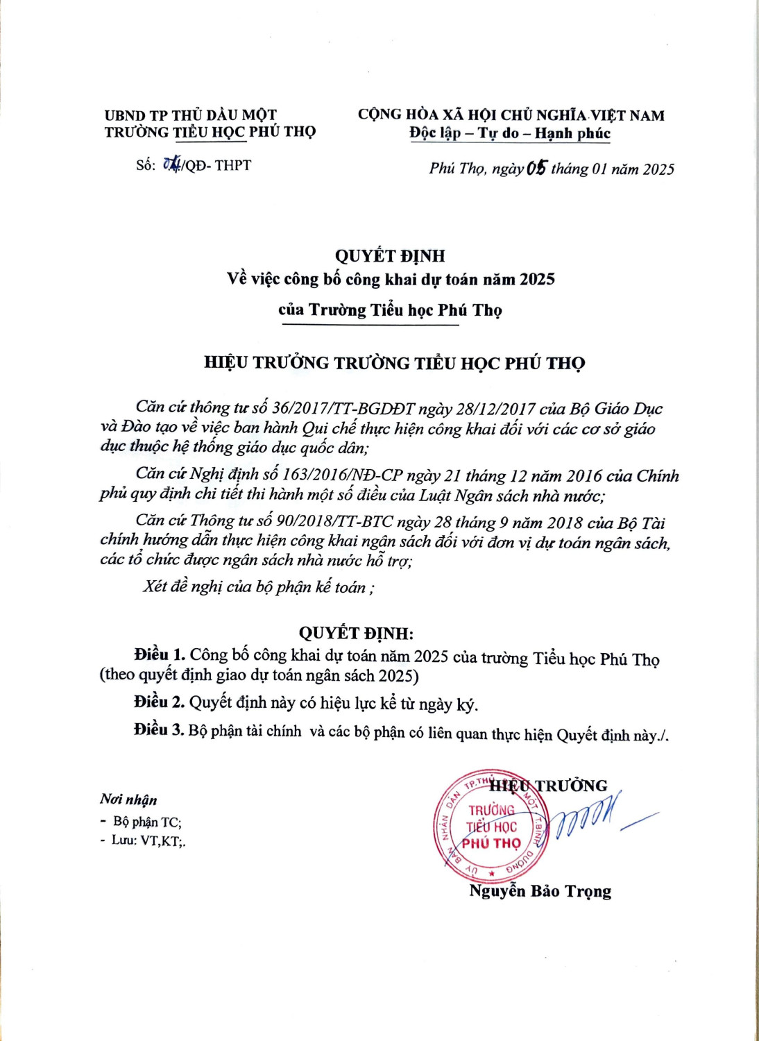 CONG KHAI DU TOAN THU CHI 2025 hình ảnh 0