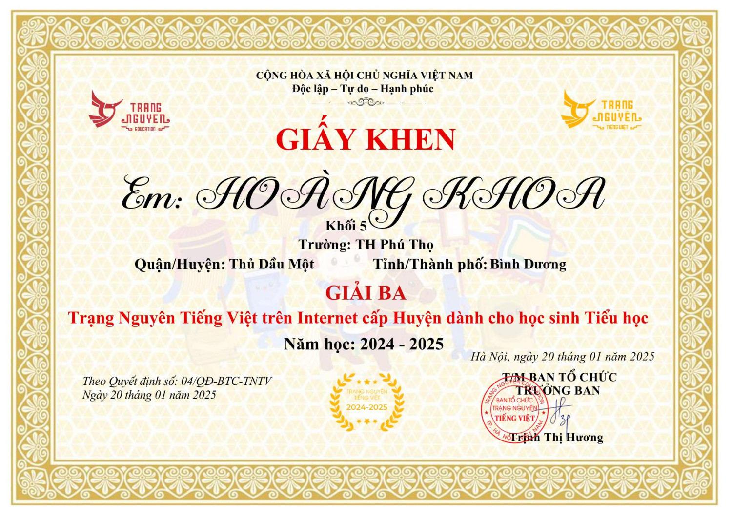 GIAY KHEN hoangkhoa0206